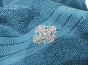 Piękny ręcznik frotte turkusowy