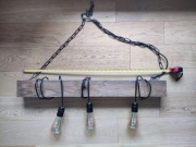 Lampa sufitowa belka drewniana