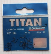 Haczyki Grauvell nr 12 czarne 20 sztuk wyprzedaż ( 10 groszy za haczyk )