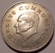 Moneta Turcja 1000 lira 1990 rok.