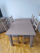 Stół z krzesłami Ikea Hemnes