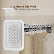 Karnisz bez wiercenia drążek teleskopowy stal 70-120cm