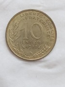 040 Francja 10 centymów, 1977