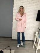 Attentif parka pudrowy róż