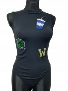 *BODY BLUZKA ZARA TRAFALUC M CZARNE CEKINY PÓŁGOLF