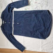 Jeansowa szmizjerka sukienka koszulowa Lee r. S