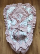 Kokon niemowlęcy/ gdniazdo / otulacz . Cały zestaw