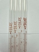 Pipeta laboratoryjna, szklana, wykalibrowana na "Ex" 2cm typu B  
