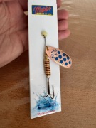 Mepps COMET DECORE miedziany / niebieskie kropki nr 5