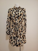 Sukienka panterka zapinana na guziki JDY