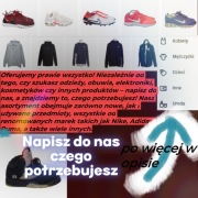 Buty, bluzy, spodnie, kurtki, elektronika i wiele więcej!