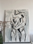 Obraz na płótnie ręcznie malowany 