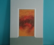 Obraz akrylowy 70x100 cm abstrakcja duży pejzaż