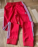 Adidas Originals czerwone spodnie dresowe 