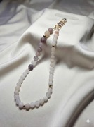 Biżuteryjna smycz do telefonu z awenturynu, breloczek gsm S