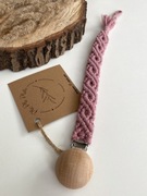 Zawieszka do smoczka ze sznurka boho makrama