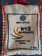 Lniany woreczek do ryżu