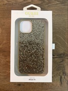 Guess. Etui do Apple iPhone 13 / 14 / 15. 6.1”. Golf Disco Metal Script.