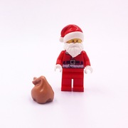 Lego minifigurka Święty Mikołaj hol110 60155
