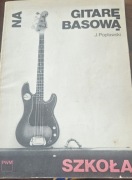 Szkoła na gitarę basową Popławski PWM nuty PRL
