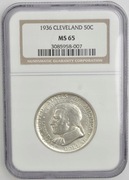 1/2 Dolara - 1936 - Cleveland - NGC - MS65