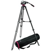 Statyw filmowy Manfrotto MVH502A głowica olejowa + nogi + futerał