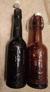 2 Butelki po piwie: Nowy Port i Wrzeszcz, Danzig.
