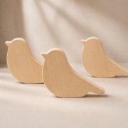 Drewniane ptaszki, lipowe 23x15x2,5 cm 3 szt