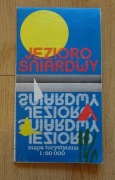 Jezioro Śniardwy mapa turystyczna, mapa PRL, 1982