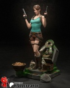 Figurka druk 3D żywica 12K " Lara Croft " - 160 mm