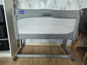 Łóżeczko dostawka kołyska chicco next 2 me magic z materacem 