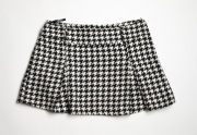 Spódnica mini w pepitkę  czarno-biała AMISU 36