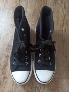 Trampki ażurowe czarne