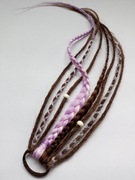 Dredy w gumce doczepy dredloki peruka warkoczyki zagęszczanie włosów treska