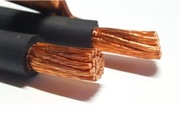 Kabel przewód spawalniczy 50mm2 - miedź  - 2 odcinki po 3 metry