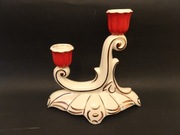 Steatyt Katowice, Zygmunt Buksowicz, świecznik porcelanowy, Prl