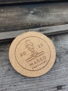 Podkładka korkowa 9 x 9 cm – Twój unikalny grawer!