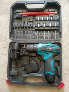 Wkrętarka akumulatorowa BAVARIA  18 V zestaw