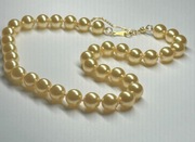 Perły Morze Południowe Rich Gold doskonała imitacja