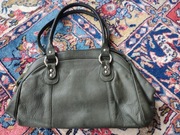 Torebka damska skórzana zielona 