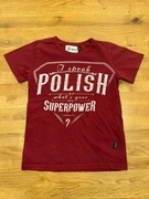 T-shirt dziecięcy Nad Wyraz I speak Polish 128-140cm