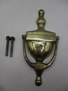 STARA DUŻA MOSIĘŻNA KOŁATKA DO DRZWI