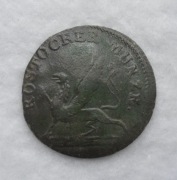 Niemcy Pomorze Hanzeatyckie miasto Rostock 3 fenigi pfenninge 1815 KM# 136