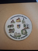 TALERZ NAŚCIENNY OZDOBNY MOTYW ZOBACZ OKAZJA 260