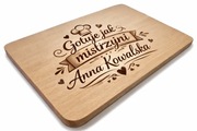 Deska do krojenia z grawerem 20x30cm –prezent na każdą okazję 