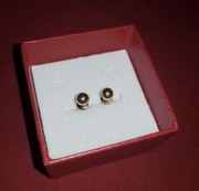 Kolczyki w kolorze złotym kule kulki