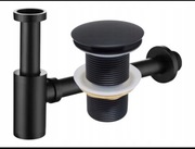 Syfon wraz z korkiem spustowym klik-klak Nowoczesny i elegancki