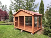 Kojec dla psa drewniany 