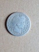 25 centów srebro próby 900 1907r.