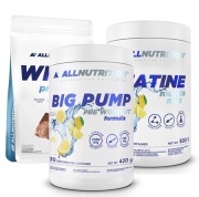 CREATINE 500G + BIG PUMP 420G + WHEY PROTEIN 908G